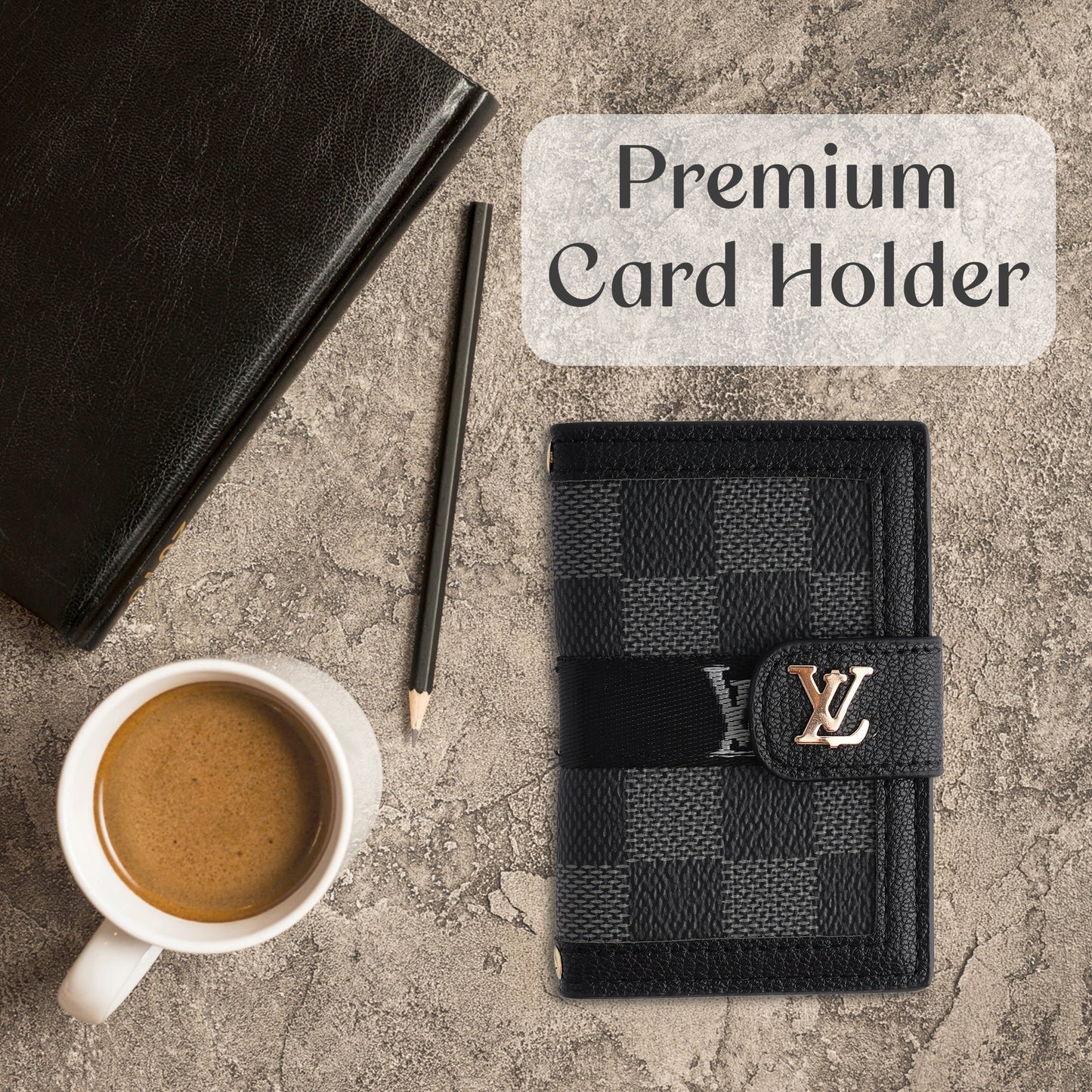 Midnight Check Long Wallet