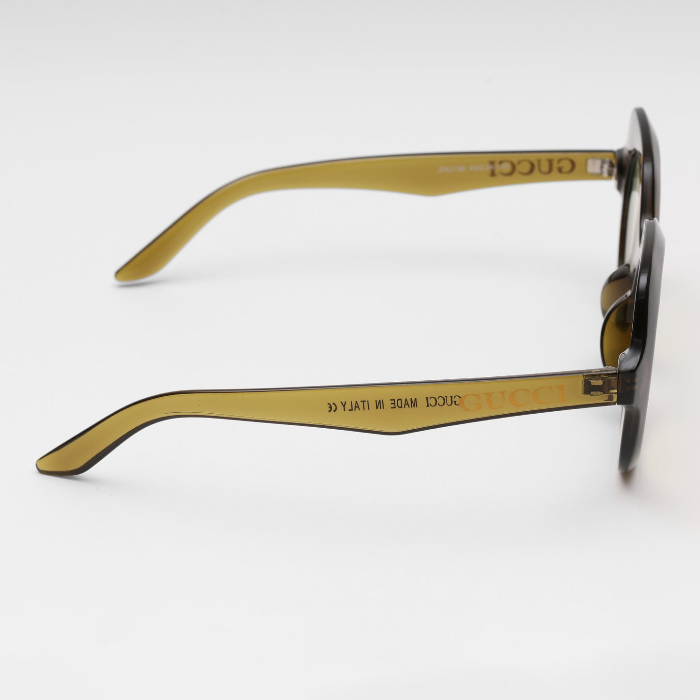 Vintage Olive Round Sunglasses