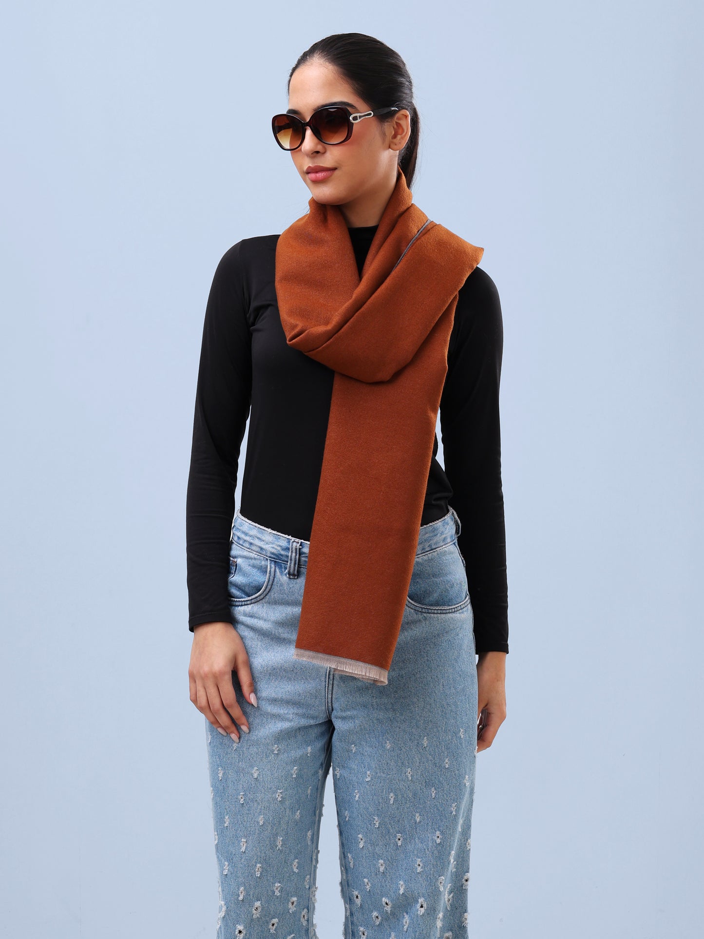 Rust Core Solid Scarf