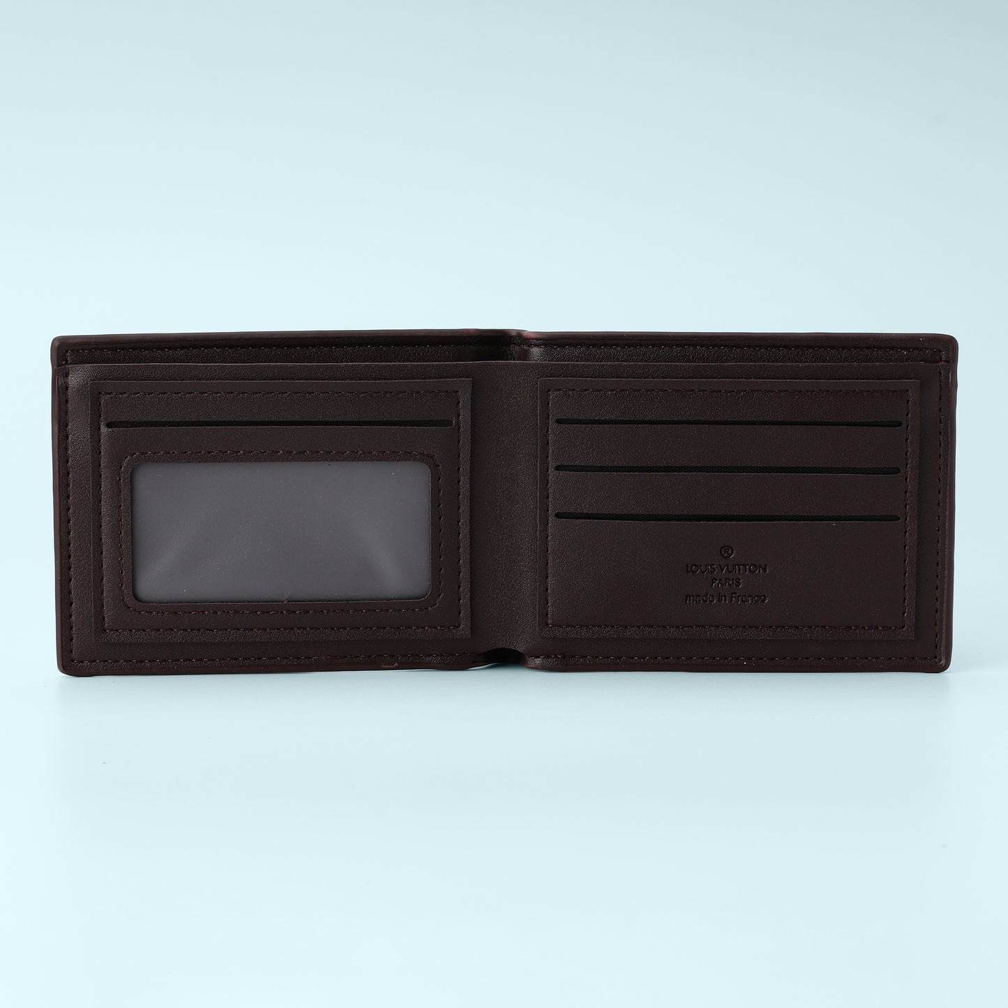 Brown Checkered Premium Wallet