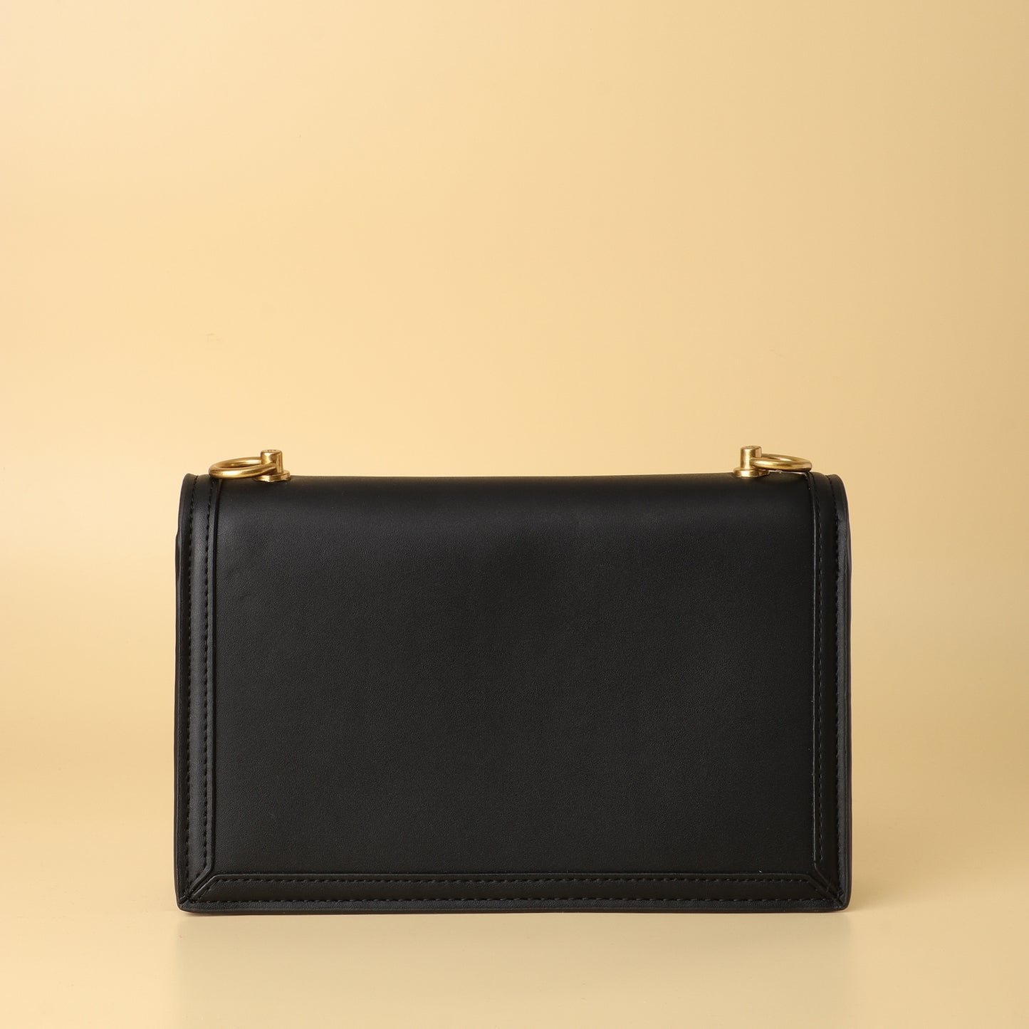 Burch Black Leather Shoulder Bag