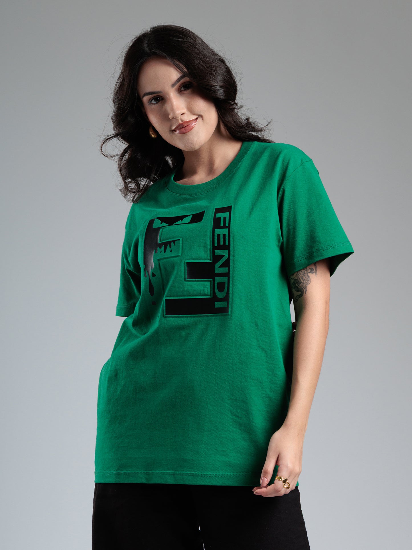Emerald Statement Graphic T-Shirt