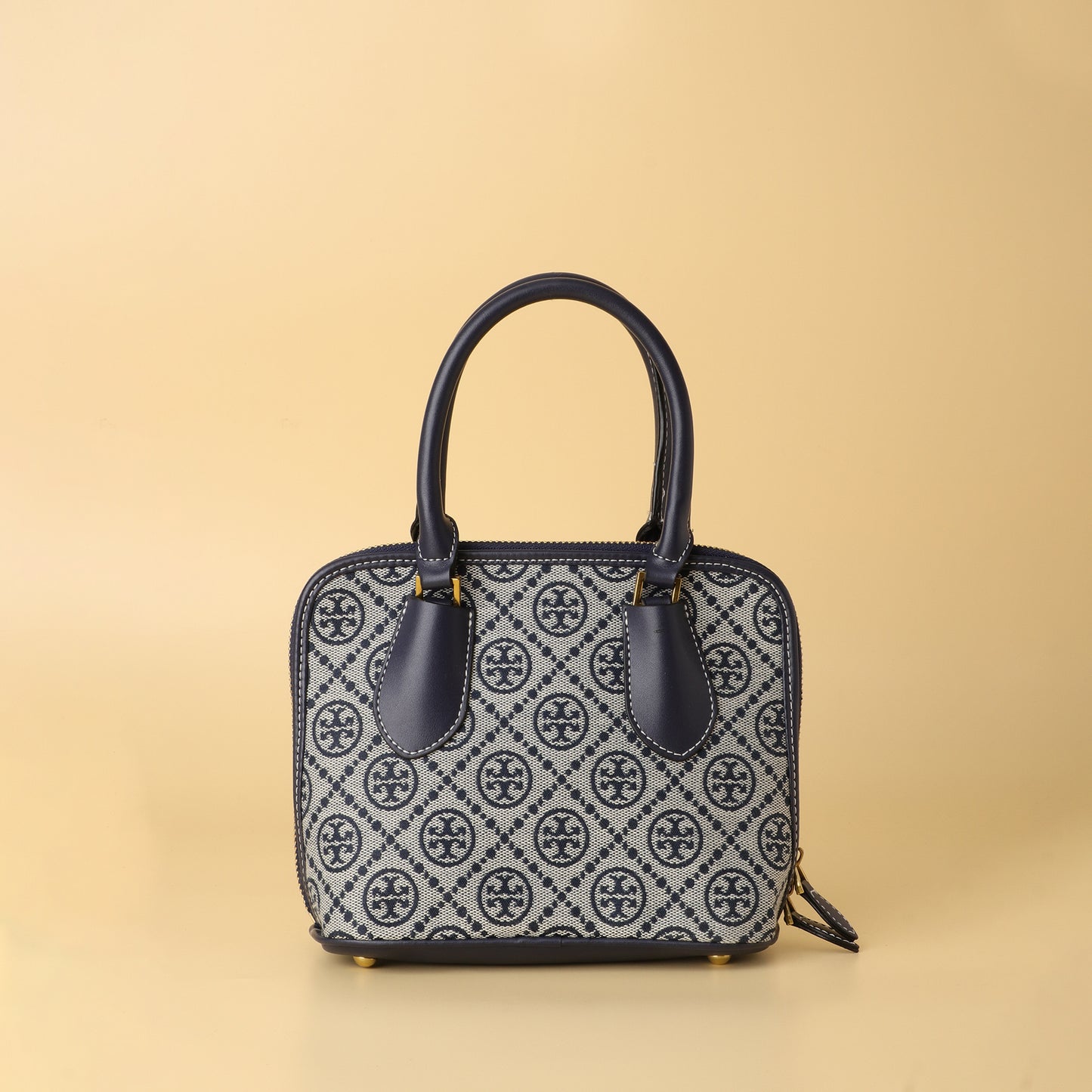 Burch Gemini Link Canvas Satchel in Navy