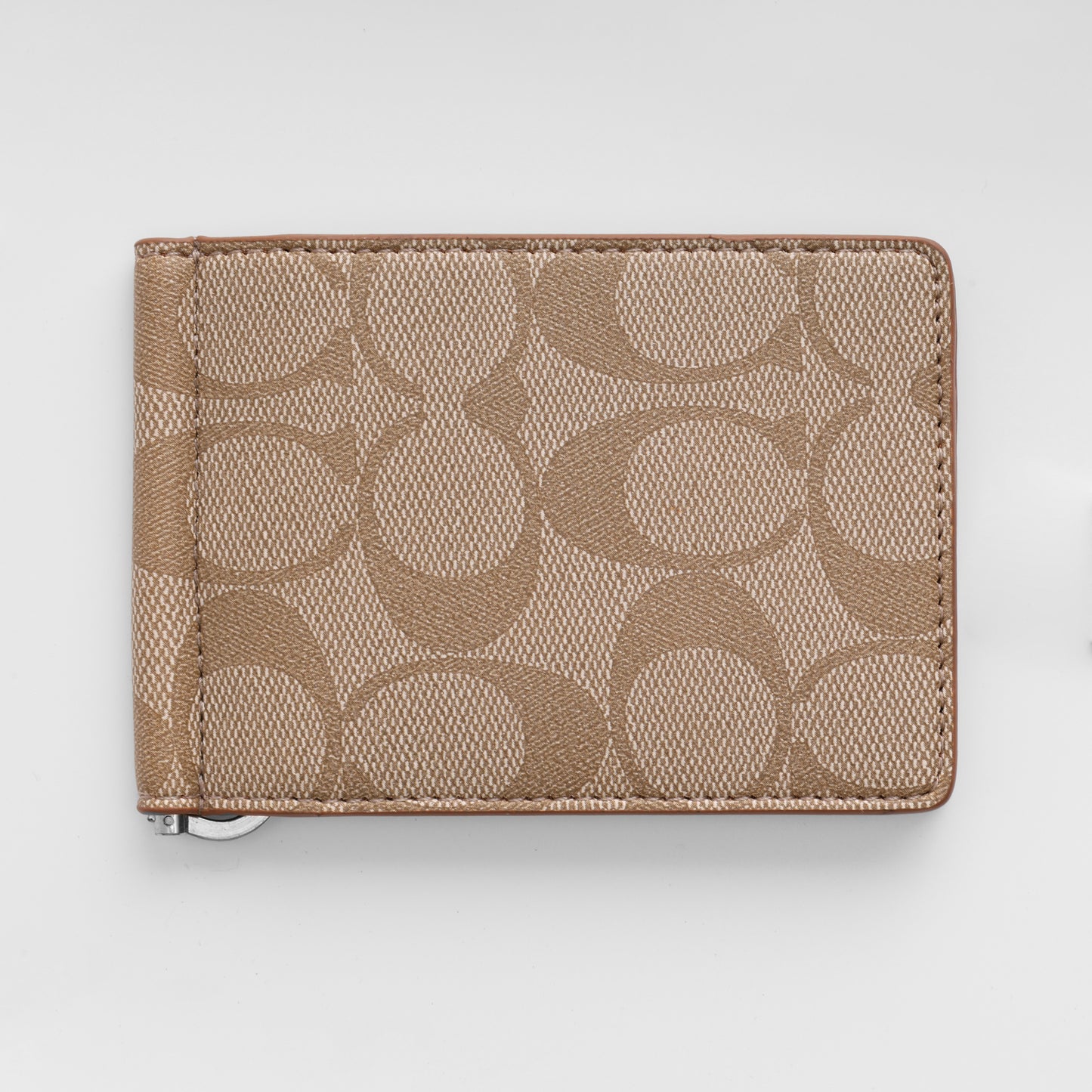 Signature Slim Wallet – Khaki Tan