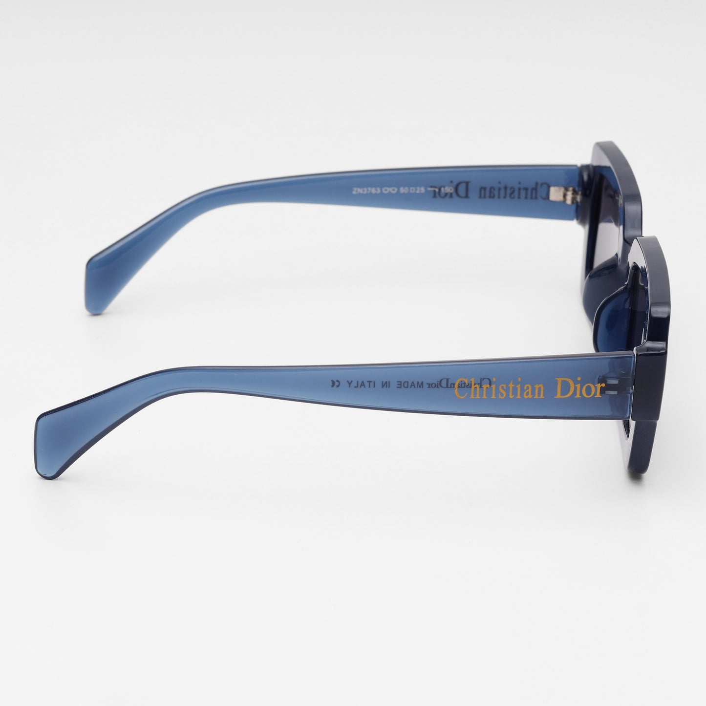 Square Blue Acetate Sunglasses
