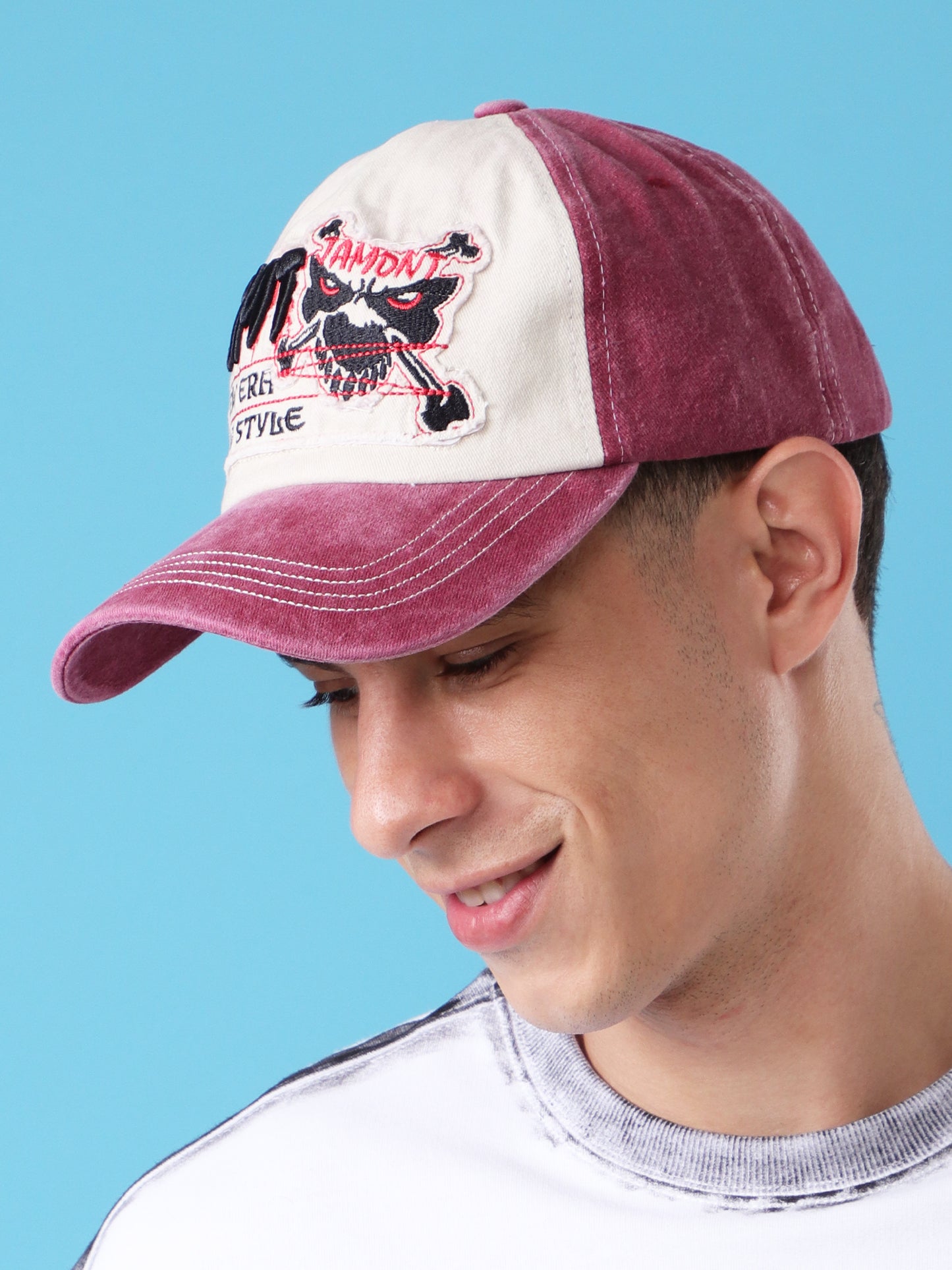 JMT Embroidered Skull Patch Cap – New Era New Style