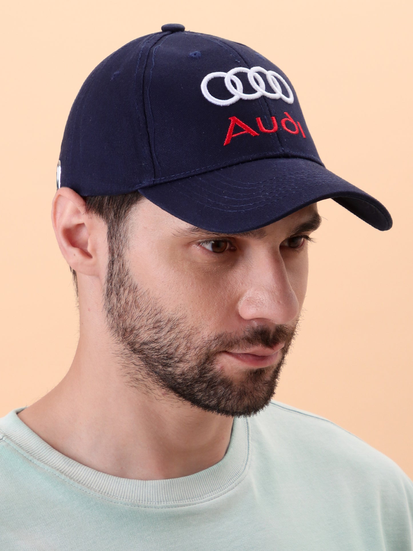 Navy Blue Audi Logo Cap