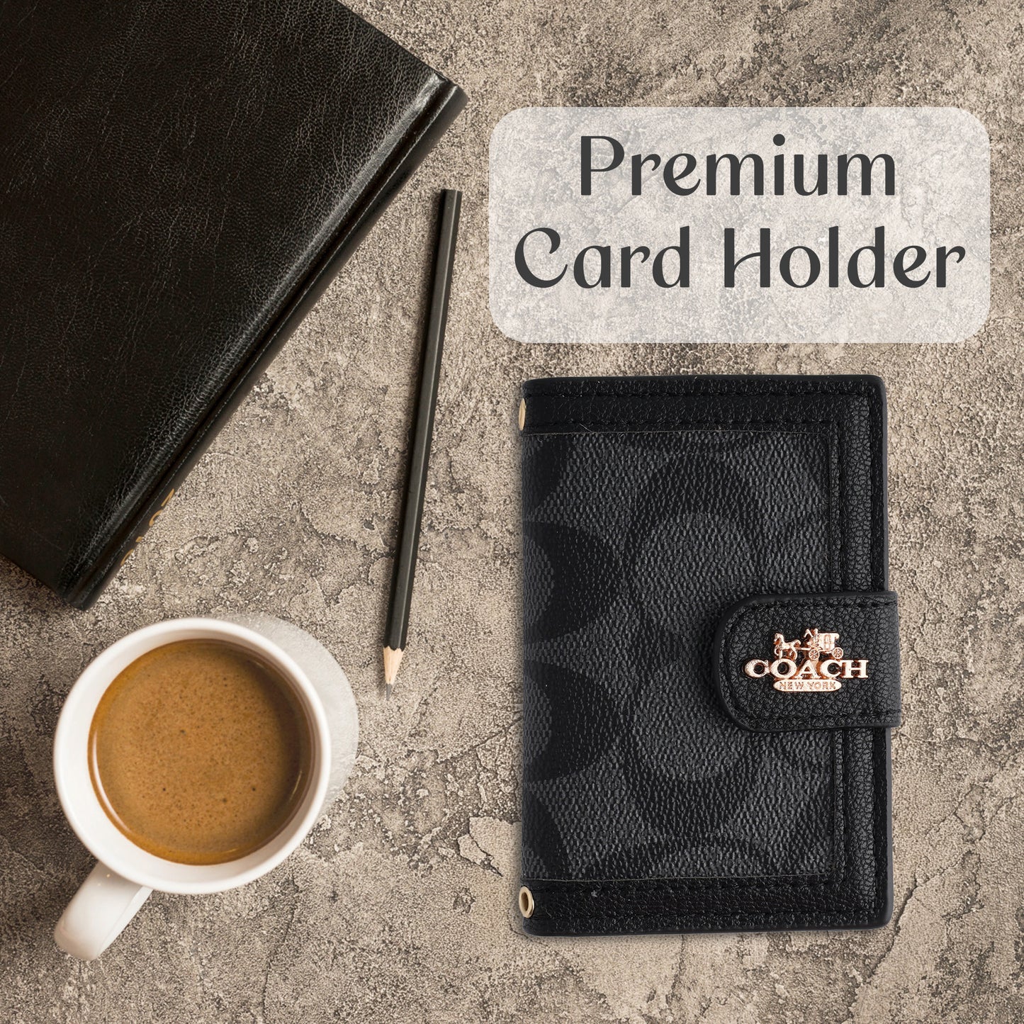 Signature Logo Strap Wallet