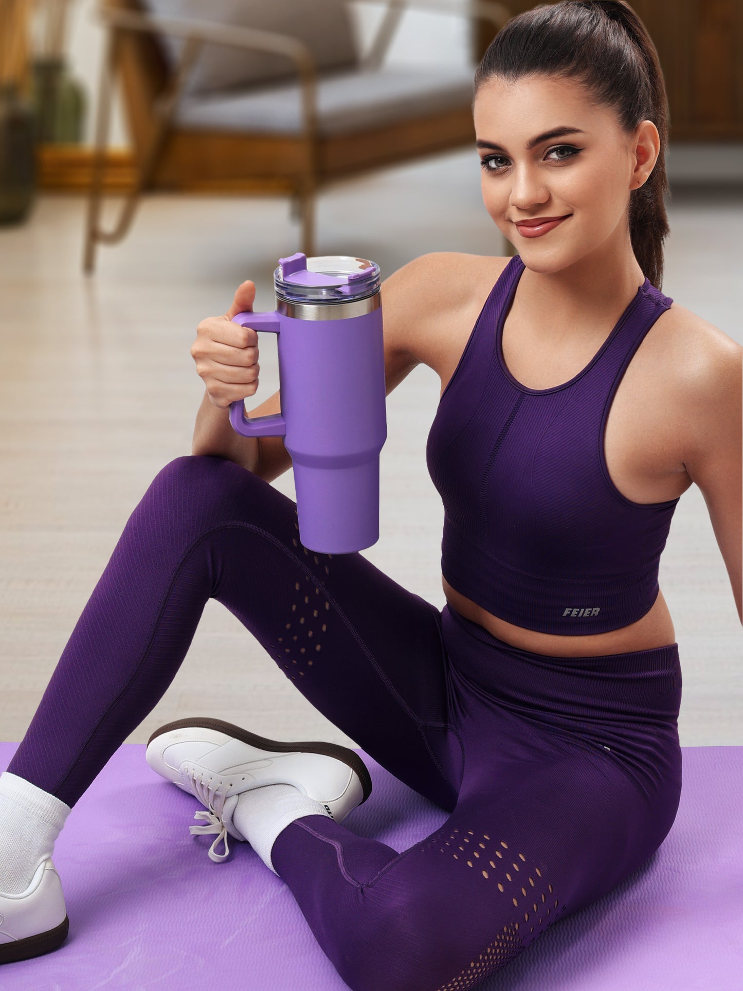 Violet Surge Travel Sipper