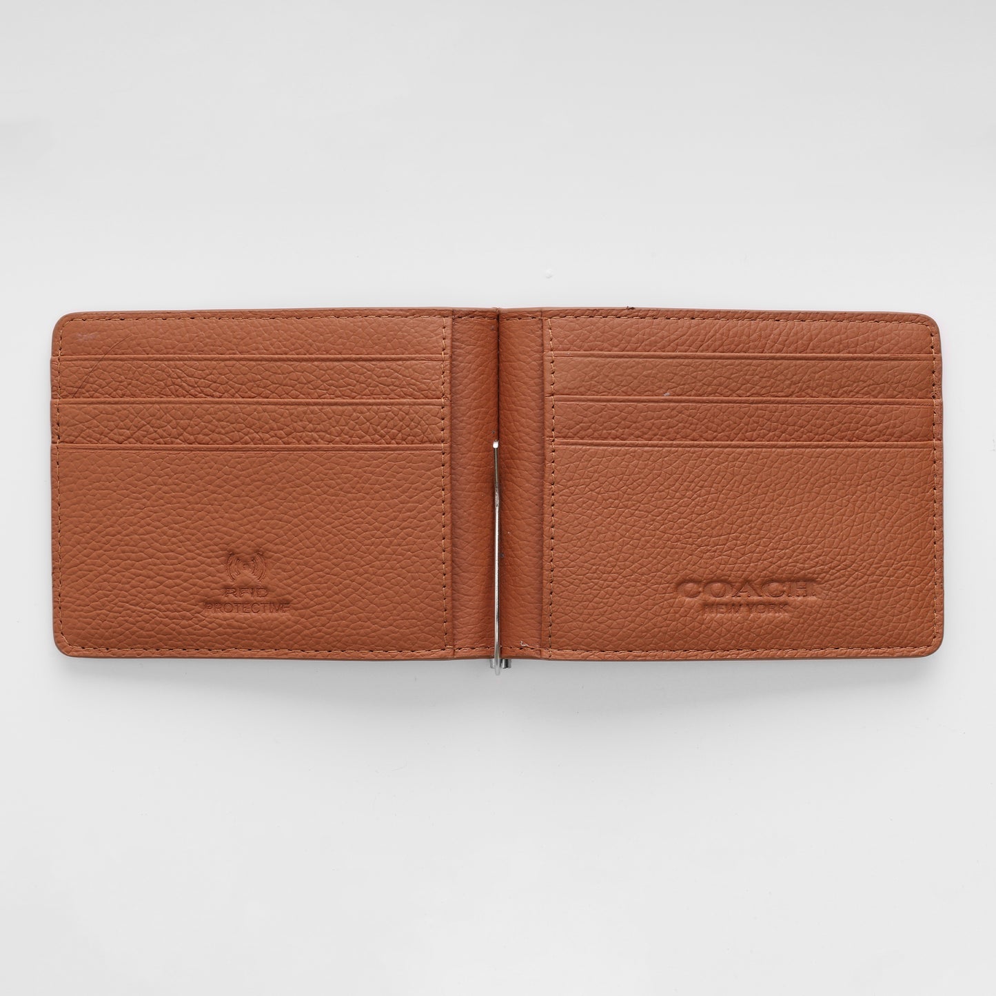 Signature Slim Wallet – Khaki Tan