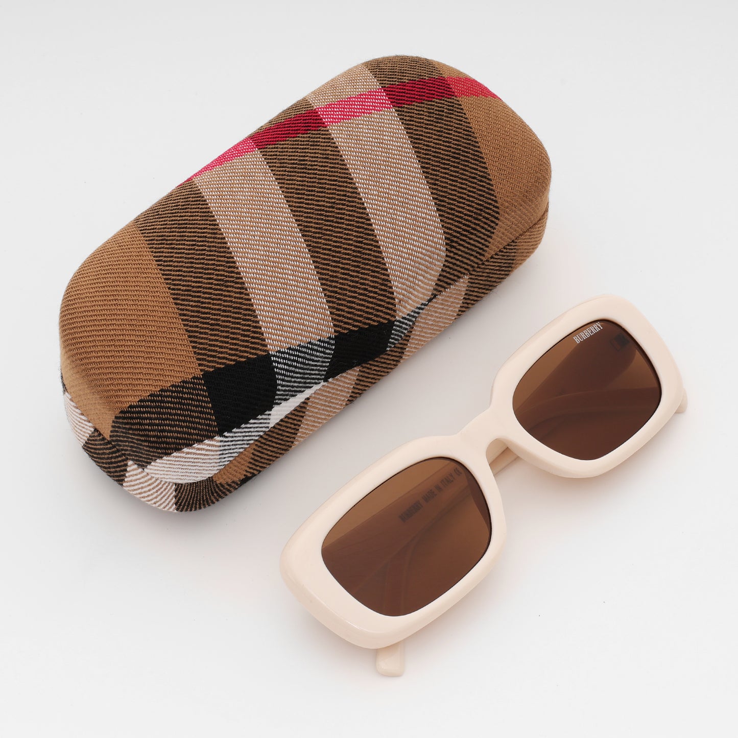 Classic Rectangular Sunglasses by Burberry