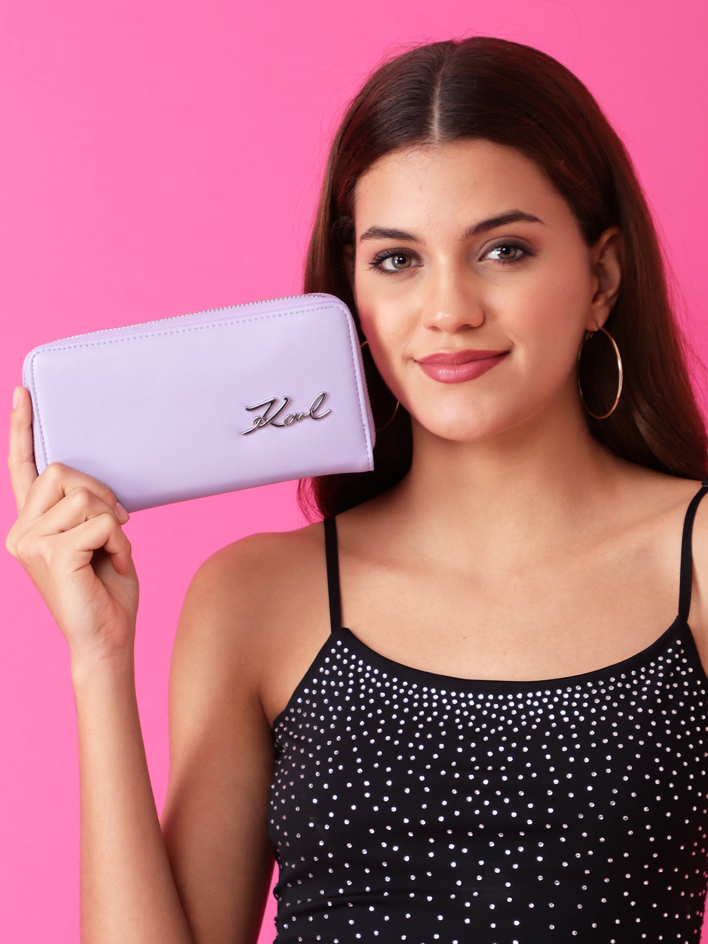 Lagerfeld Zip-Around Wallet