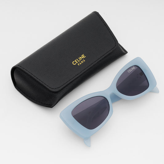 Ice Blue Cat-Eye Sunglasses by Celine