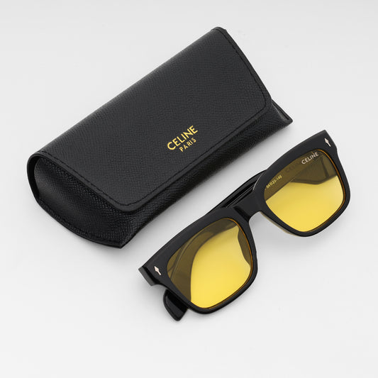 Celine Bold Yellow Lens  Sunglasses