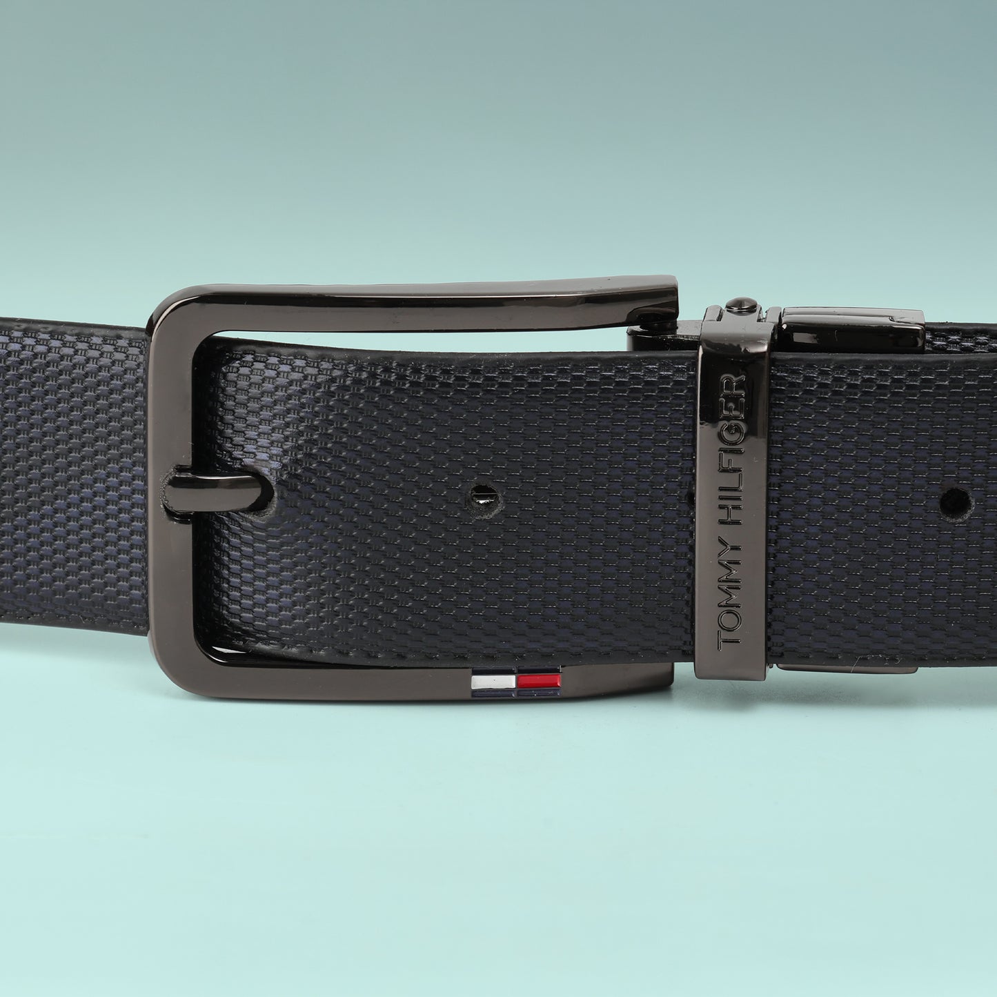 Onyx Weave Gunmetal Belt