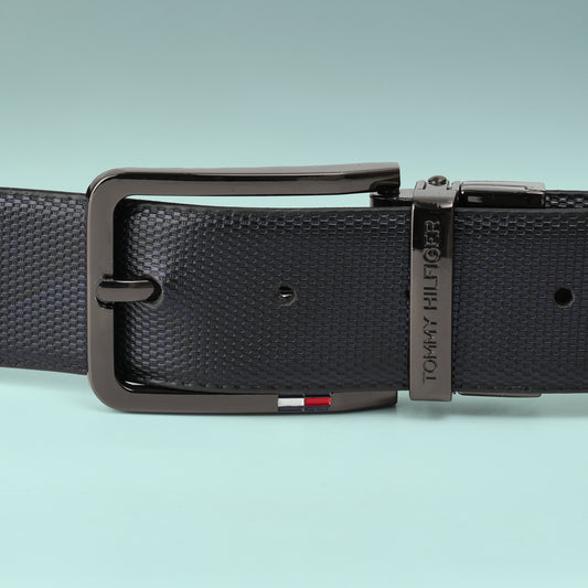 Onyx Weave Gunmetal Belt