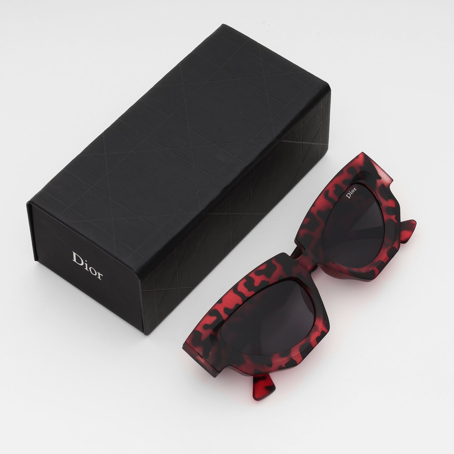 “Red Camo Impact” Cat-Eye Sunglasses