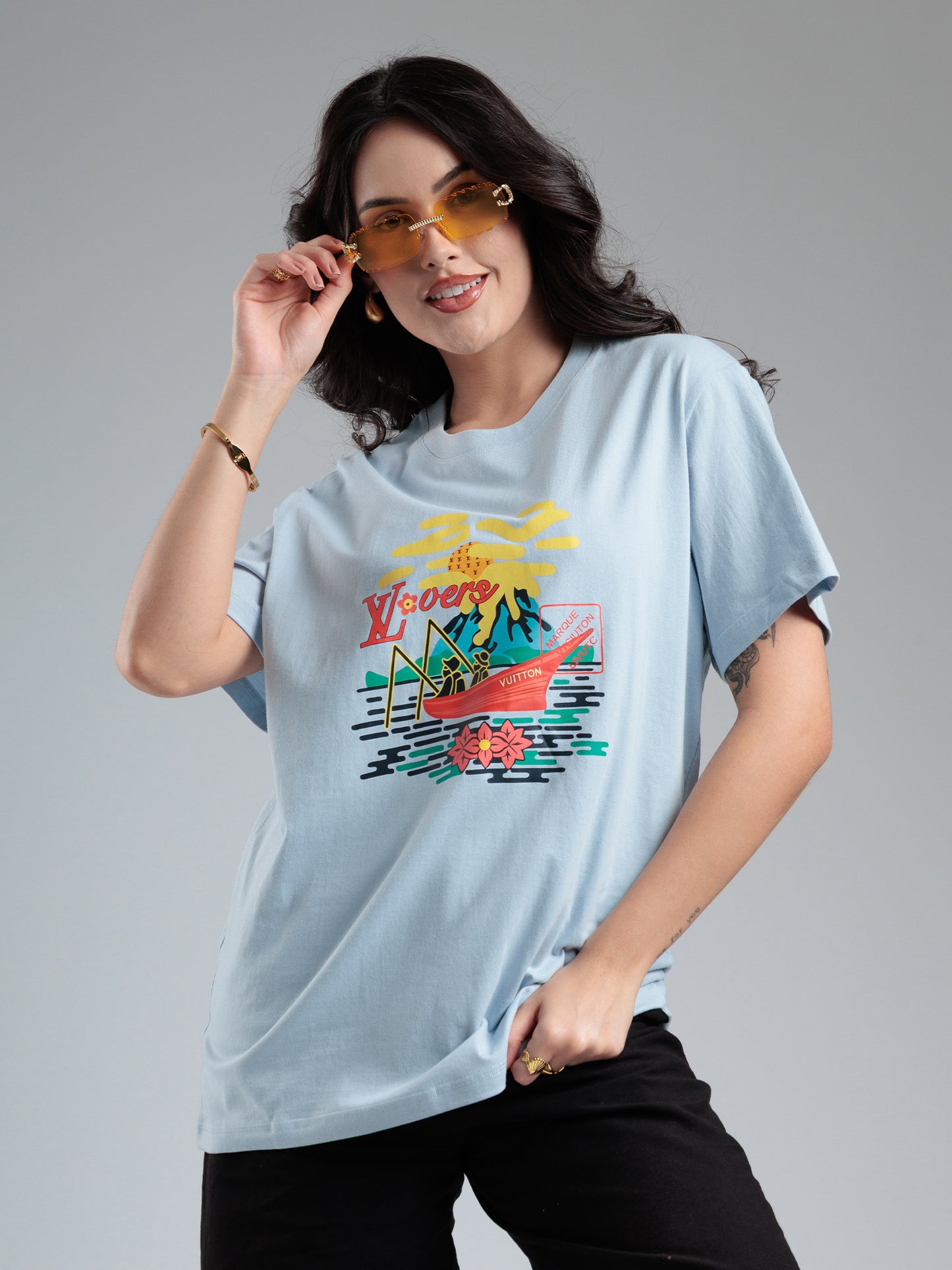 Skyline Voyage Graphic T-Shirt