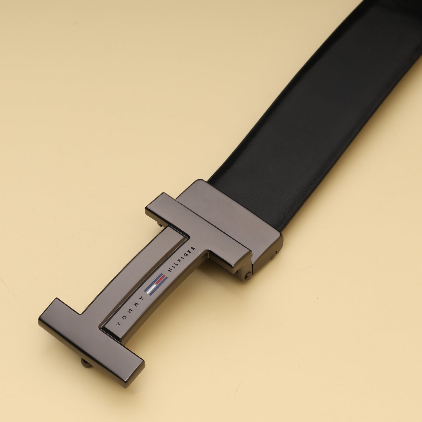 Classic H Buckle Leather Belt