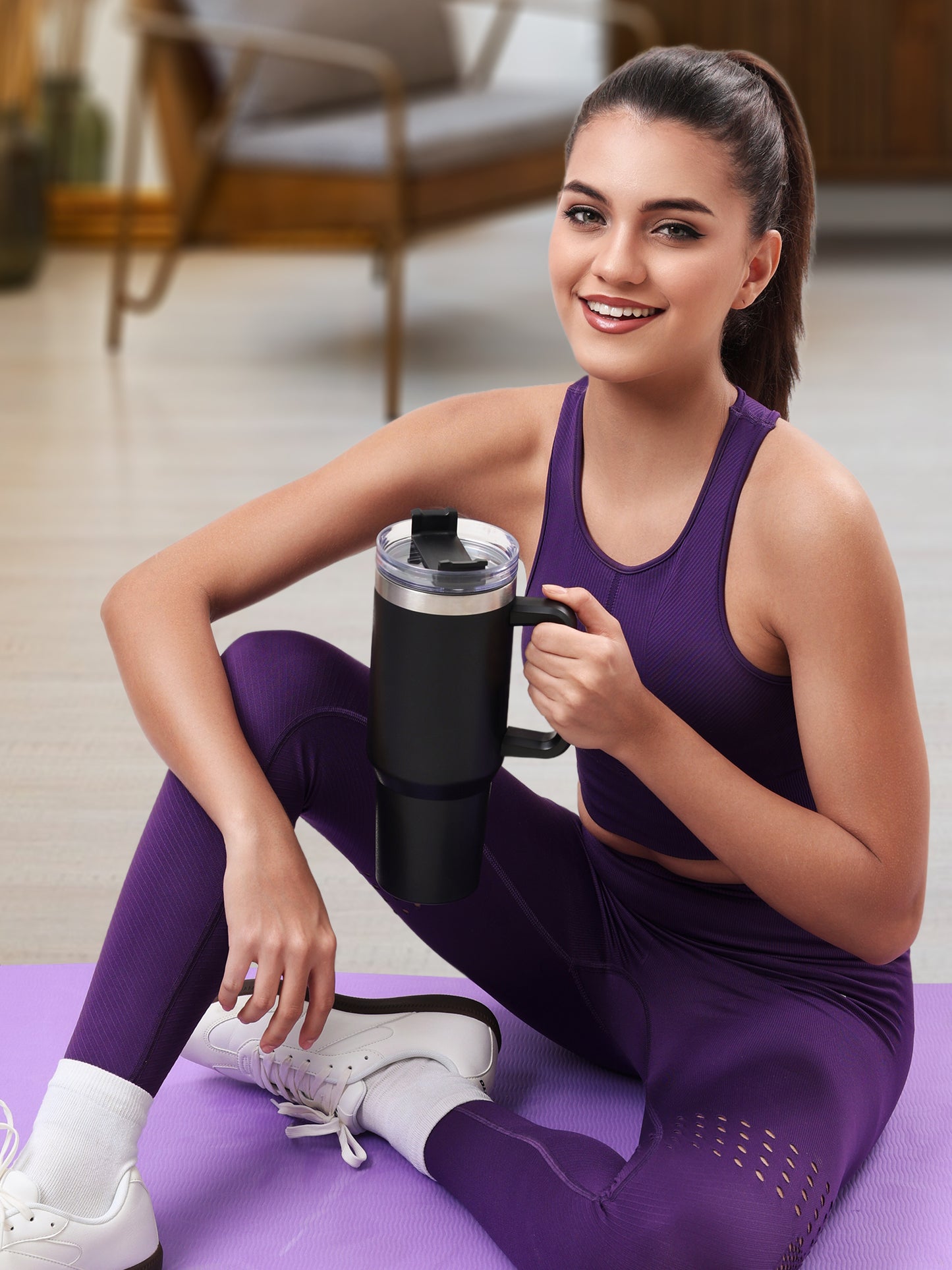 Midnight Matte Hydration Mug