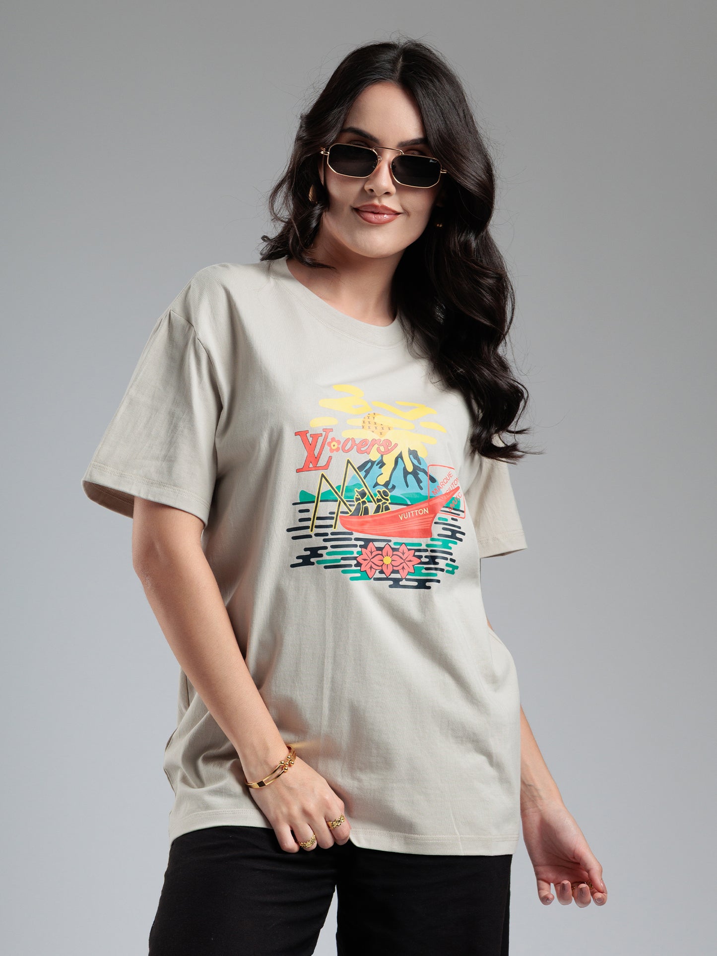 Sandstone Voyage Graphic T-Shirt