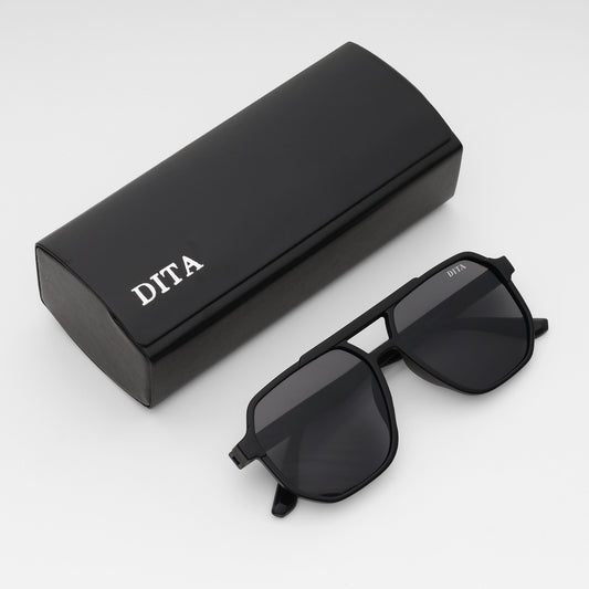 Midnight Noir Aviator Sunglasses