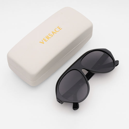 Eclipse Black Shield Sunglasses