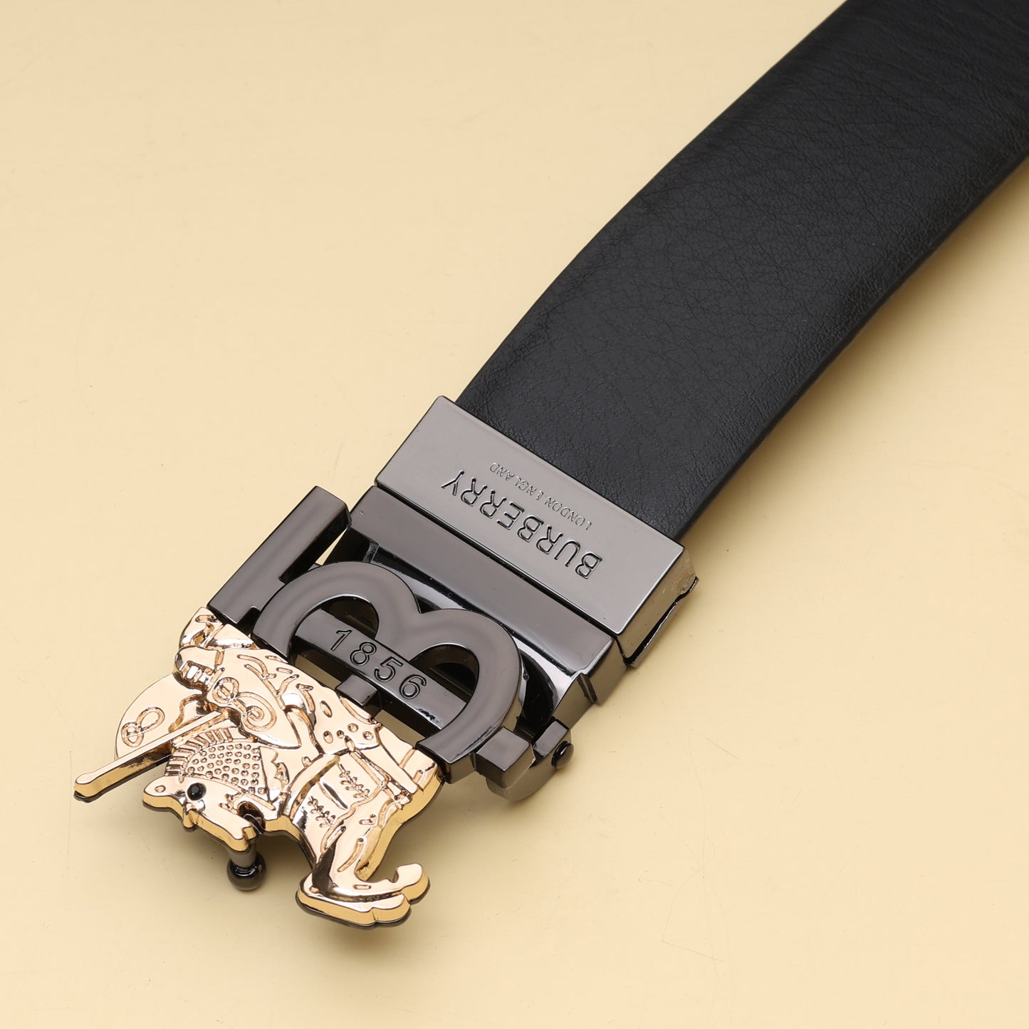 Crest Emblem Buckle Belt