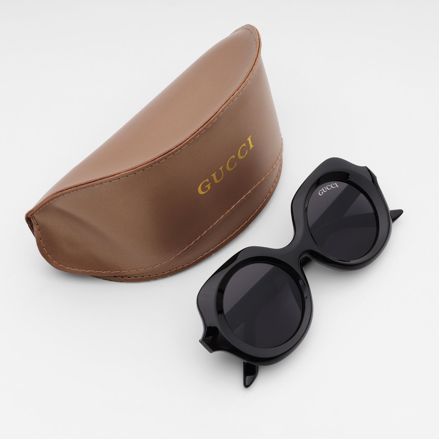 Retro Round Black Sunglasses