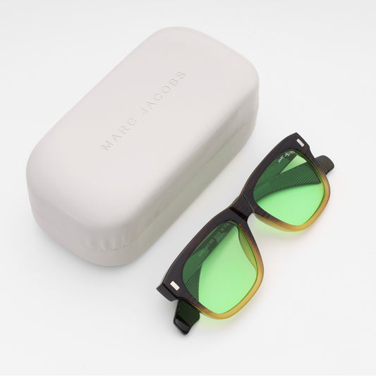 Jacobs Neon Green Gradient Sunglasses