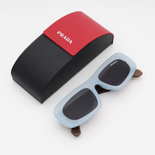 Glacier Blue Rectangle Sunglasses