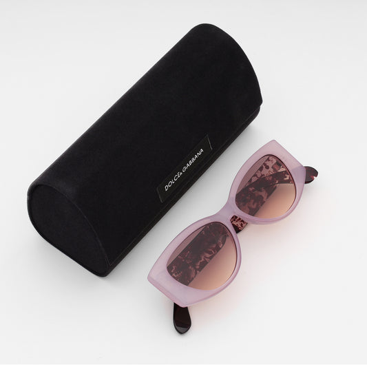 Lilac Marble Cat-Eye Sunglasses
