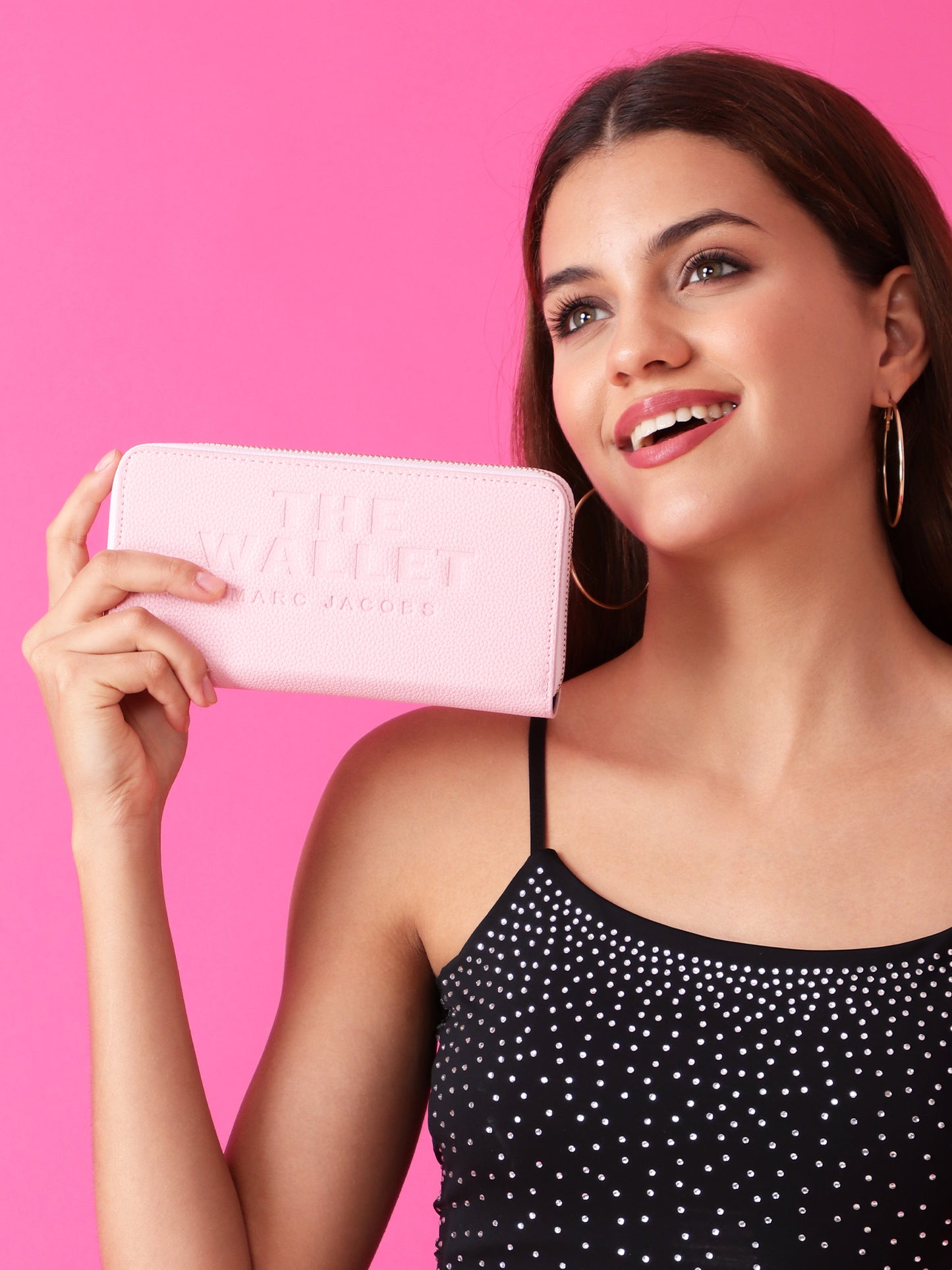 The Wallet Zip-Around in Blush Pink