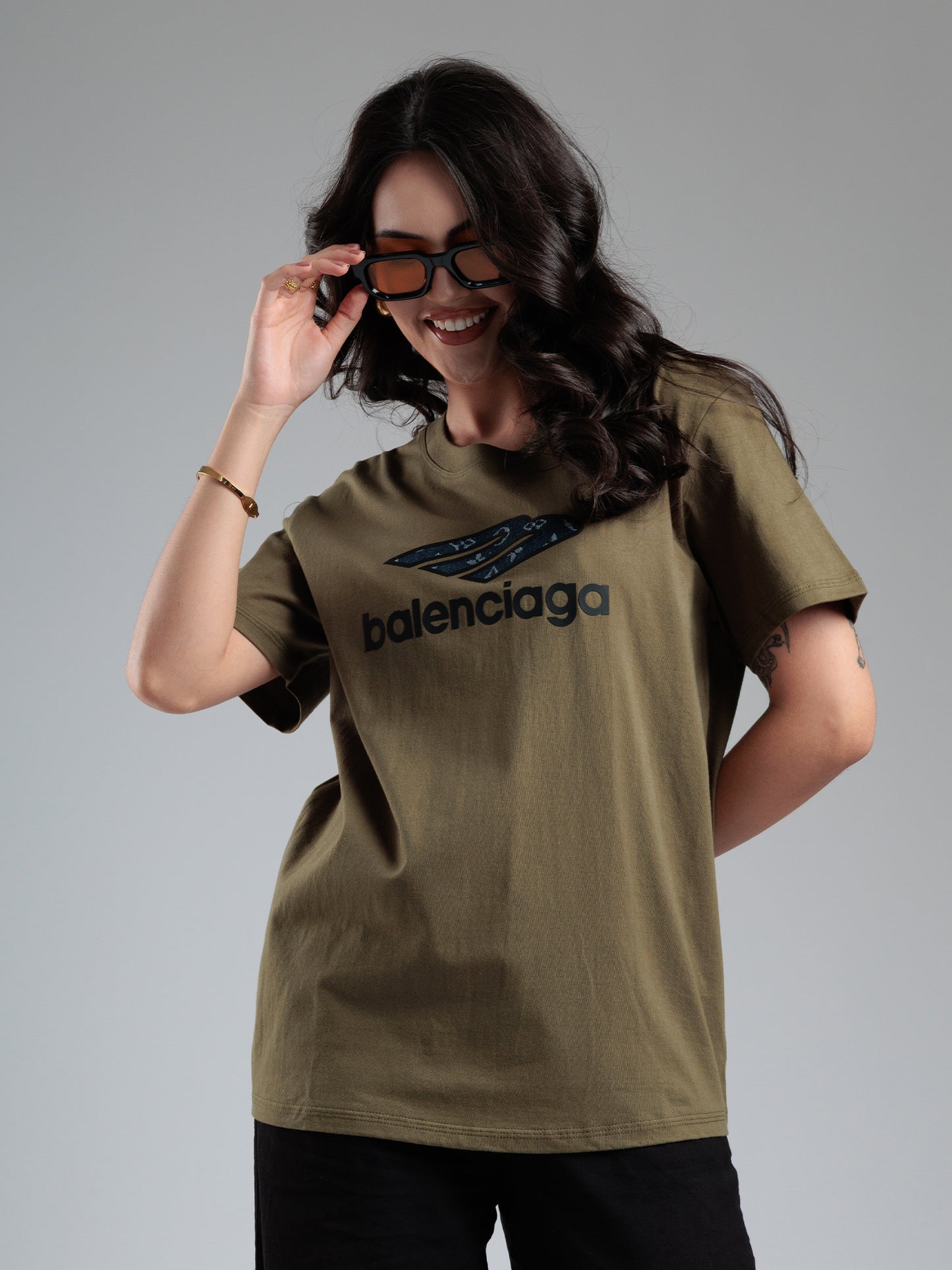 Olive Velocity Graphic T-Shirt