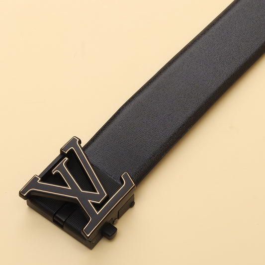 Vuitton Gold LV Buckle Belt