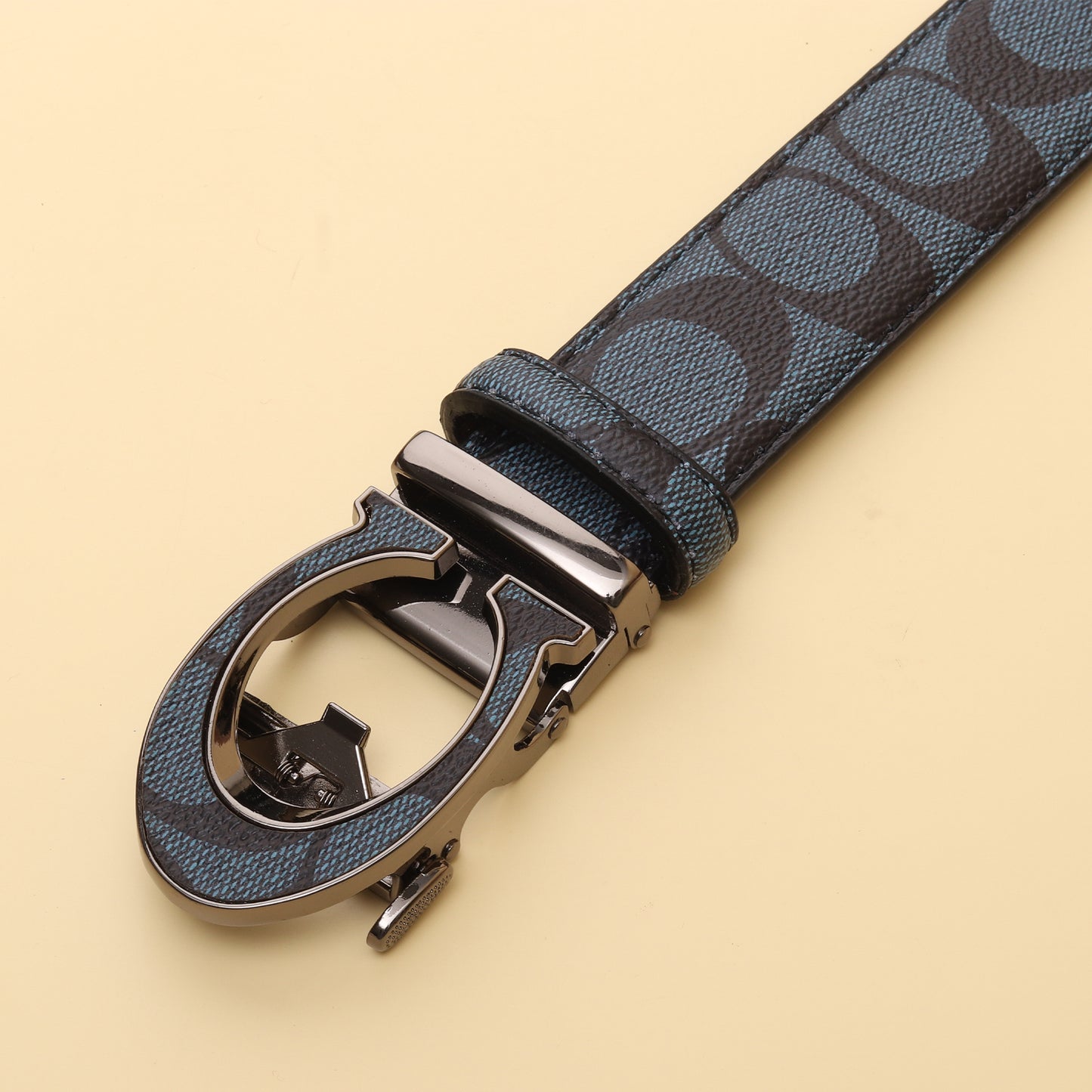 Signature Blue Buckle Belt