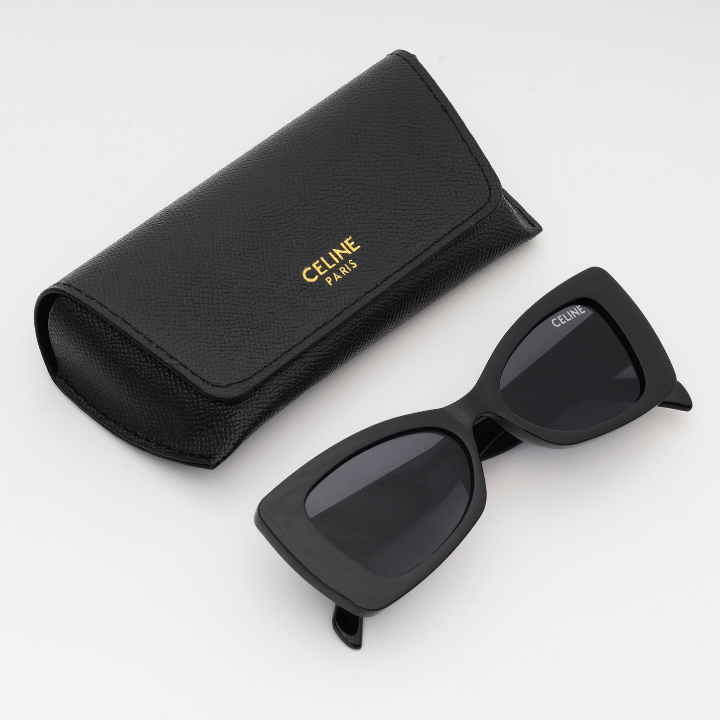 “Icon Noir” Cat-Eye Sunglasses