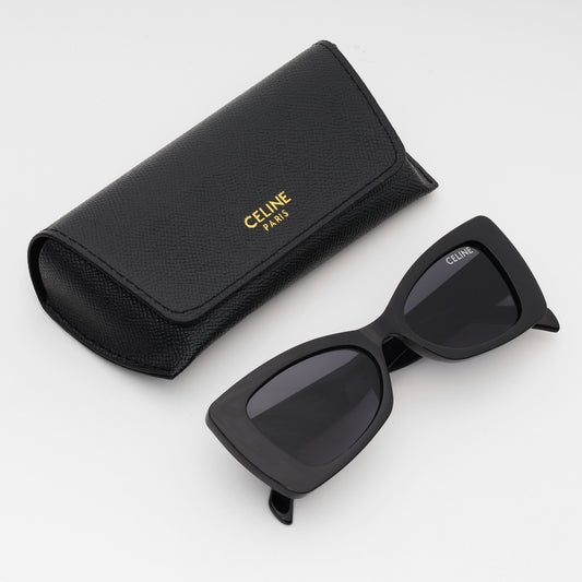 “Icon Noir” Cat-Eye Sunglasses