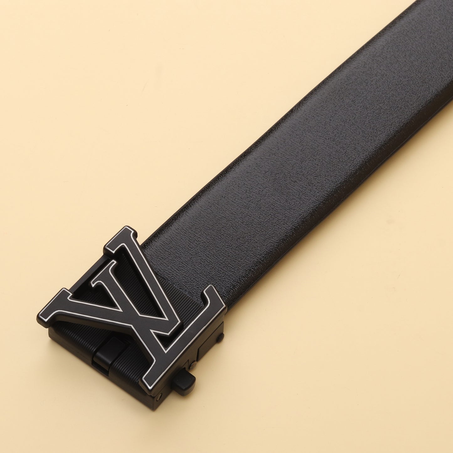 Vuitton Black Leather Belt