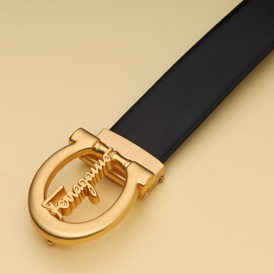Signature Gold Buckle Belt