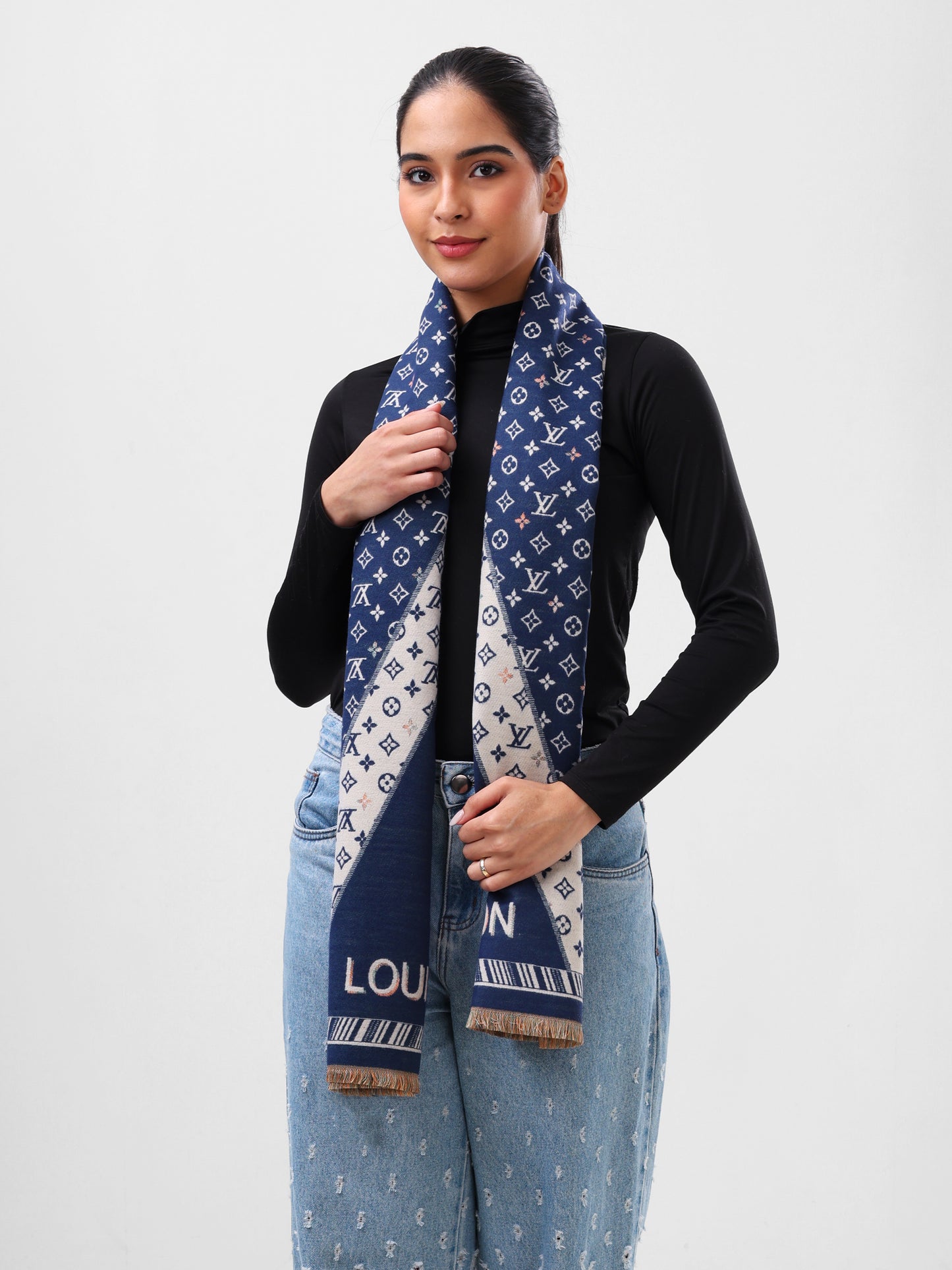 Midnight Voyage Monogram Wrap