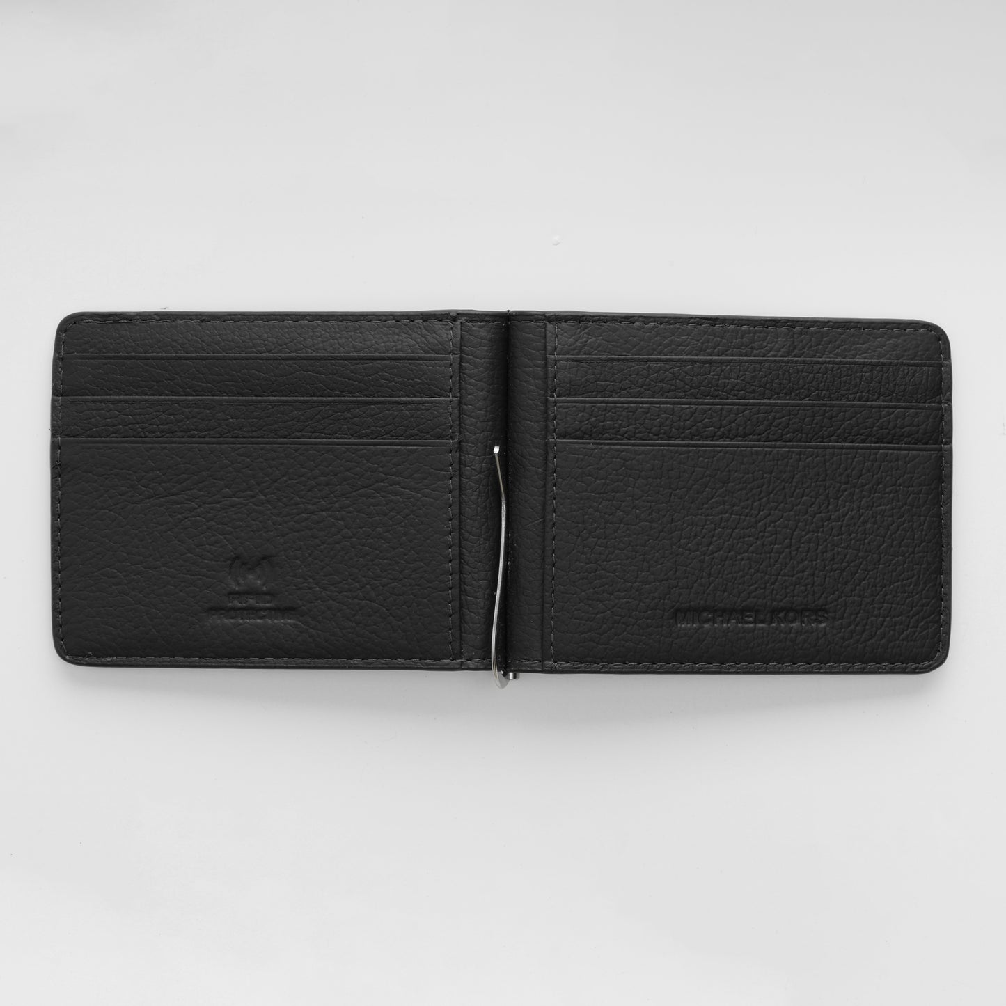 Kors Signature Black Leather Wallet