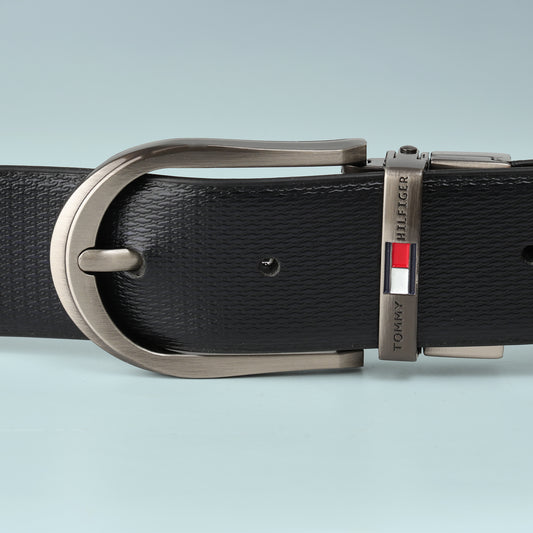 Gunmetal Curve Textured Belt