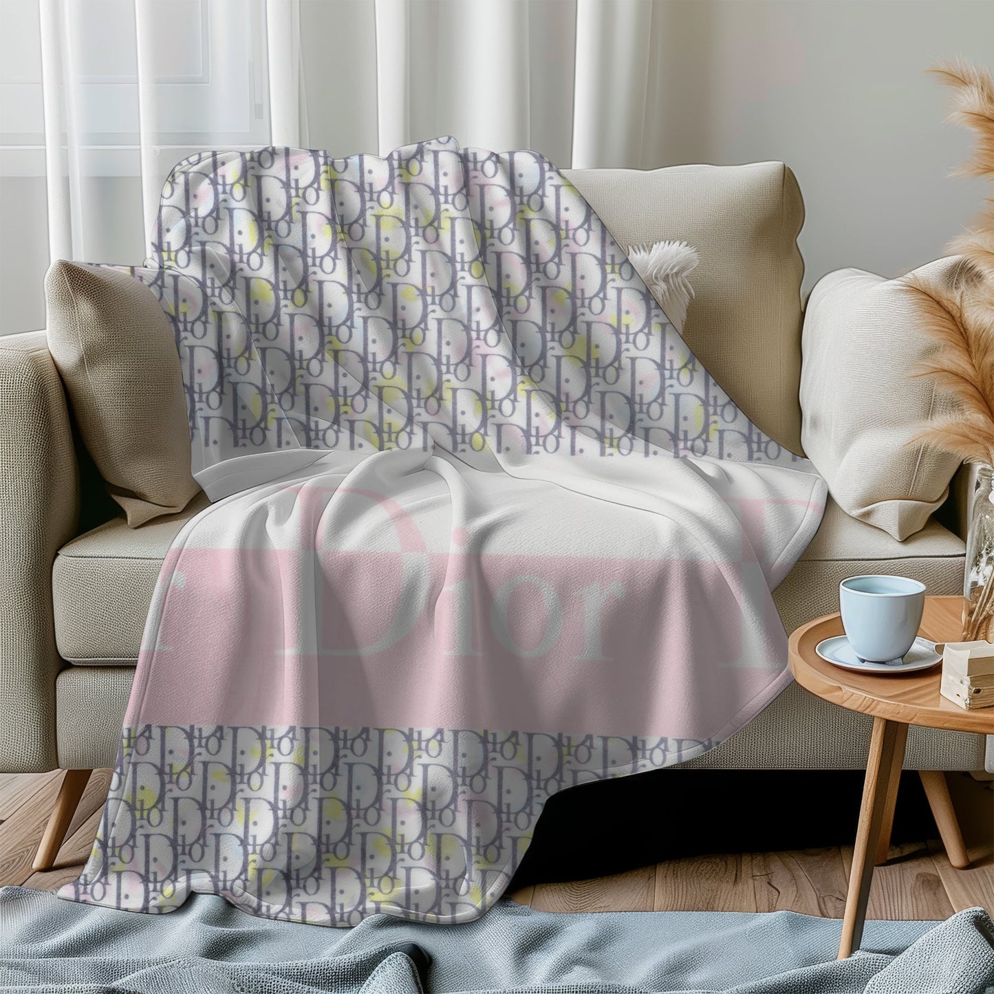 Soft Bloom Pastel AC Blanket
