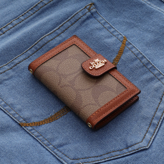 Caramel Monogram Long Wallet