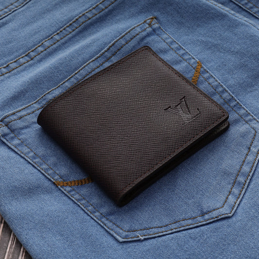 Rich Brown Textured Wallet