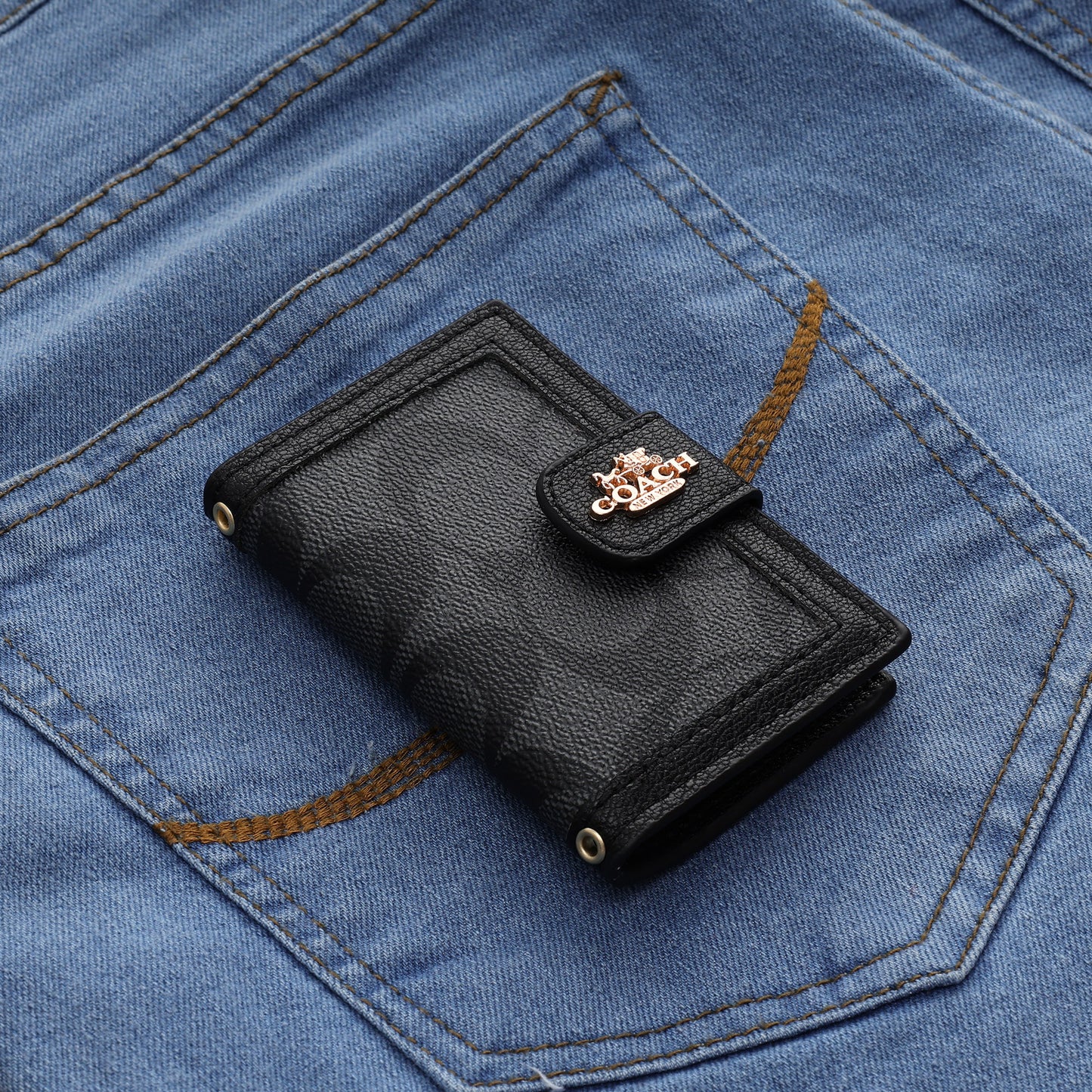 Signature Logo Strap Wallet