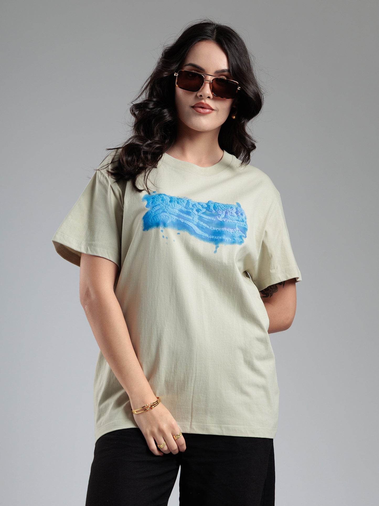Sandstone Bluewave Graphic T-Shirt