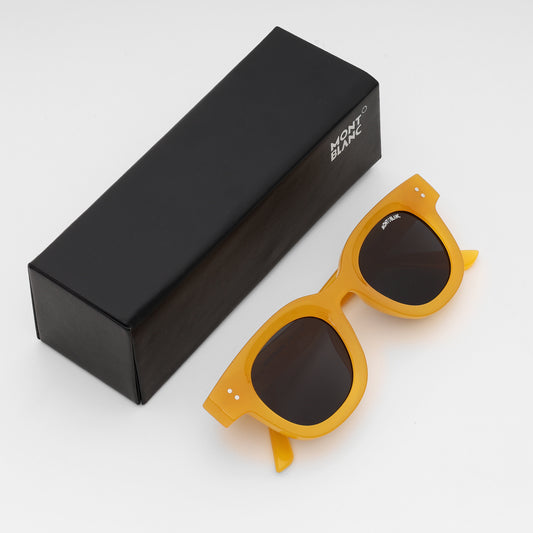 Montblanc Marigold Classic Round Sunglasses