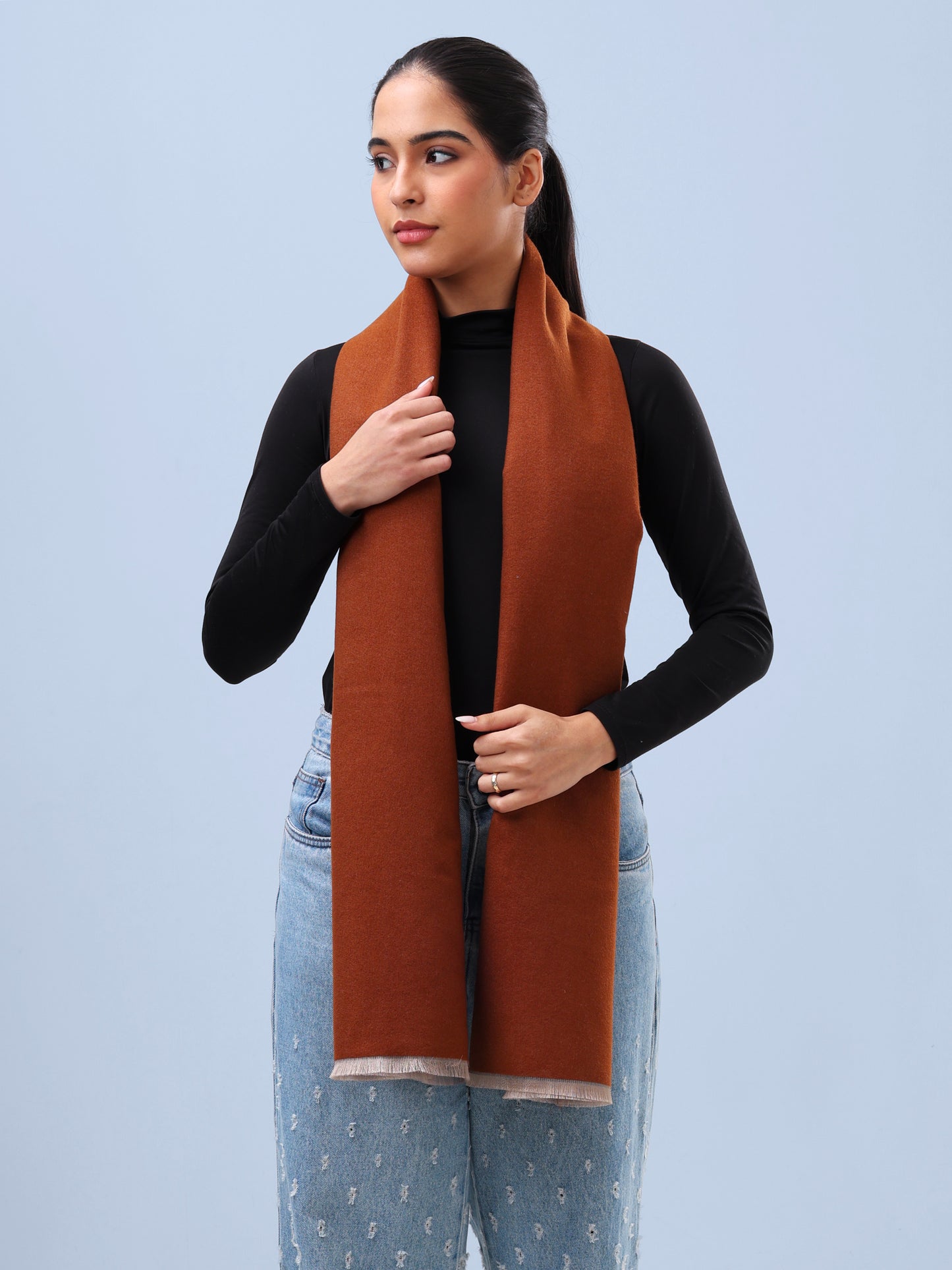 Rust Core Solid Scarf